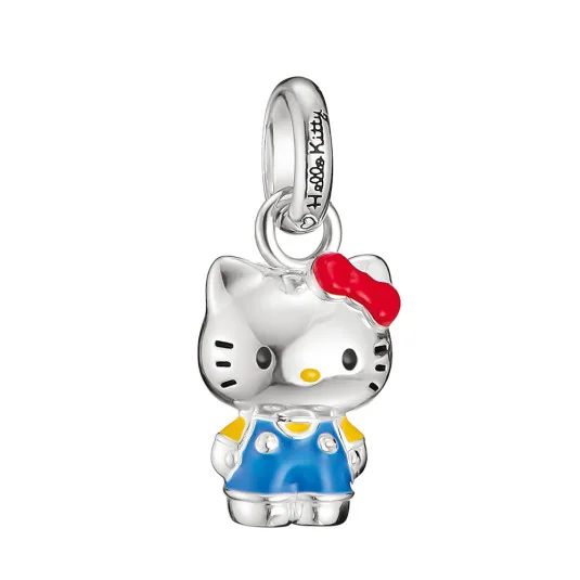 THOMAS SABO CONNECT přívěsek charm Hello Kitty blue přívěšek CC1356-M06-7