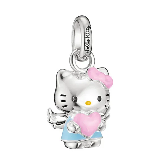 THOMAS SABO CONNECT přívěsek charm Hello Kitty Angel with a Heart náramek CC1357-M06-7