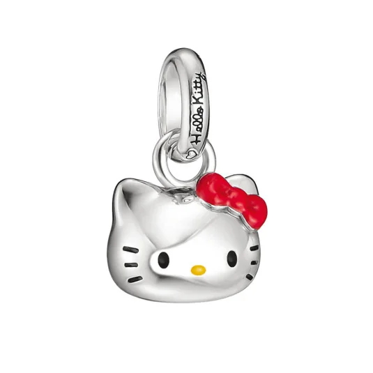 THOMAS SABO CONNECT přívěsek charm Hello Kitty red bow přívěšek CC1359-M06-10