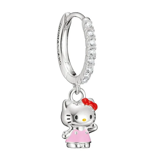 THOMAS SABO kusová náušnice Hello Kitty náušnice CR772-M06-7